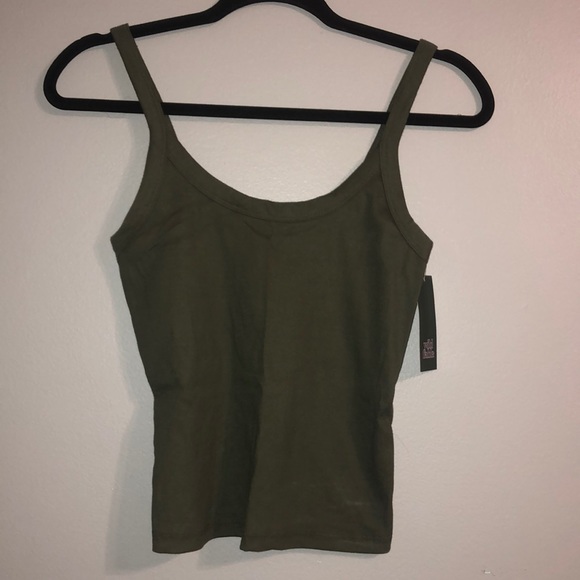 dark green tank top - Picture 1 of 1